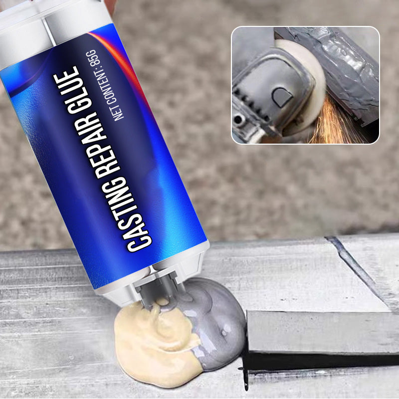 🌟2023-Christmas Hot Sale🎅Casting Repair Glue High Temperature Resistant Liquid Metal Repair Glue-4