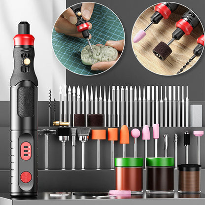 🔥50% OFF🔥🎁Small Handheld Electric Polishing & Sanding & Carving Machine