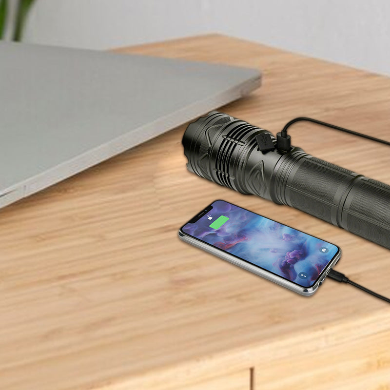 Rechargeable Outdoor Super Bright Flashlight-2