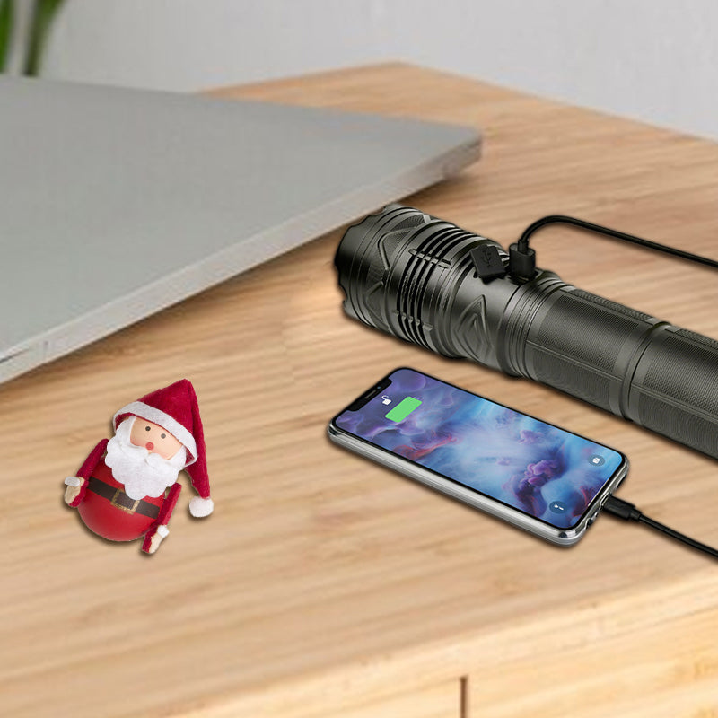 Rechargeable Outdoor Super Bright Flashlight-8