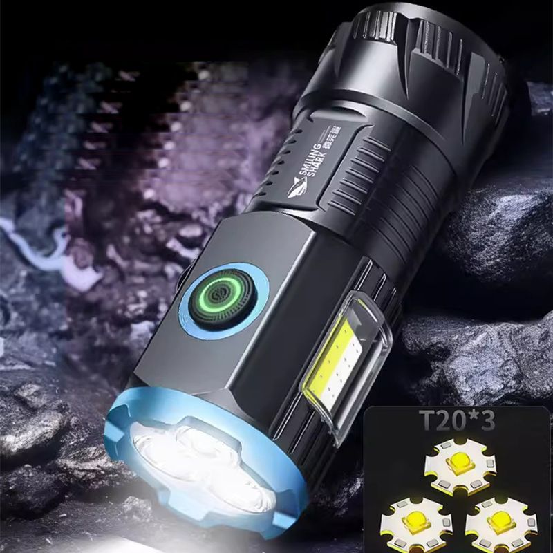 Gift Choice - Mini Bright Three-eye LED Flashlight-1