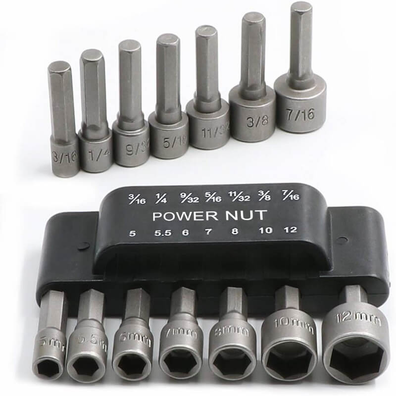 Power Nut Driver Drill Bit Set-6